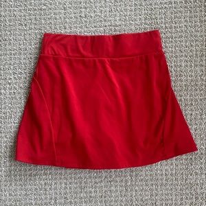 Amazon red tennis skirt skort